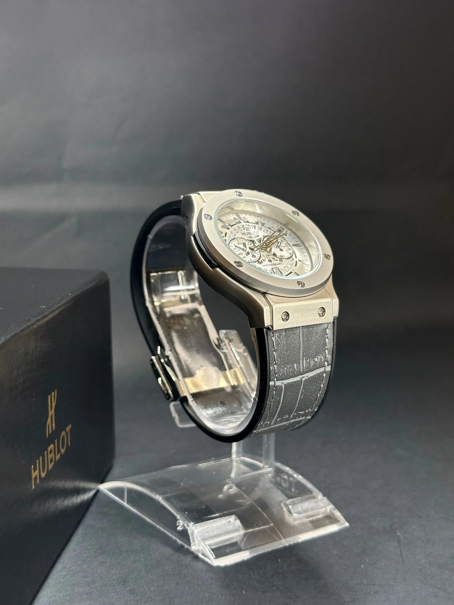 Hublot Skeleton with Leather Straps Zyro