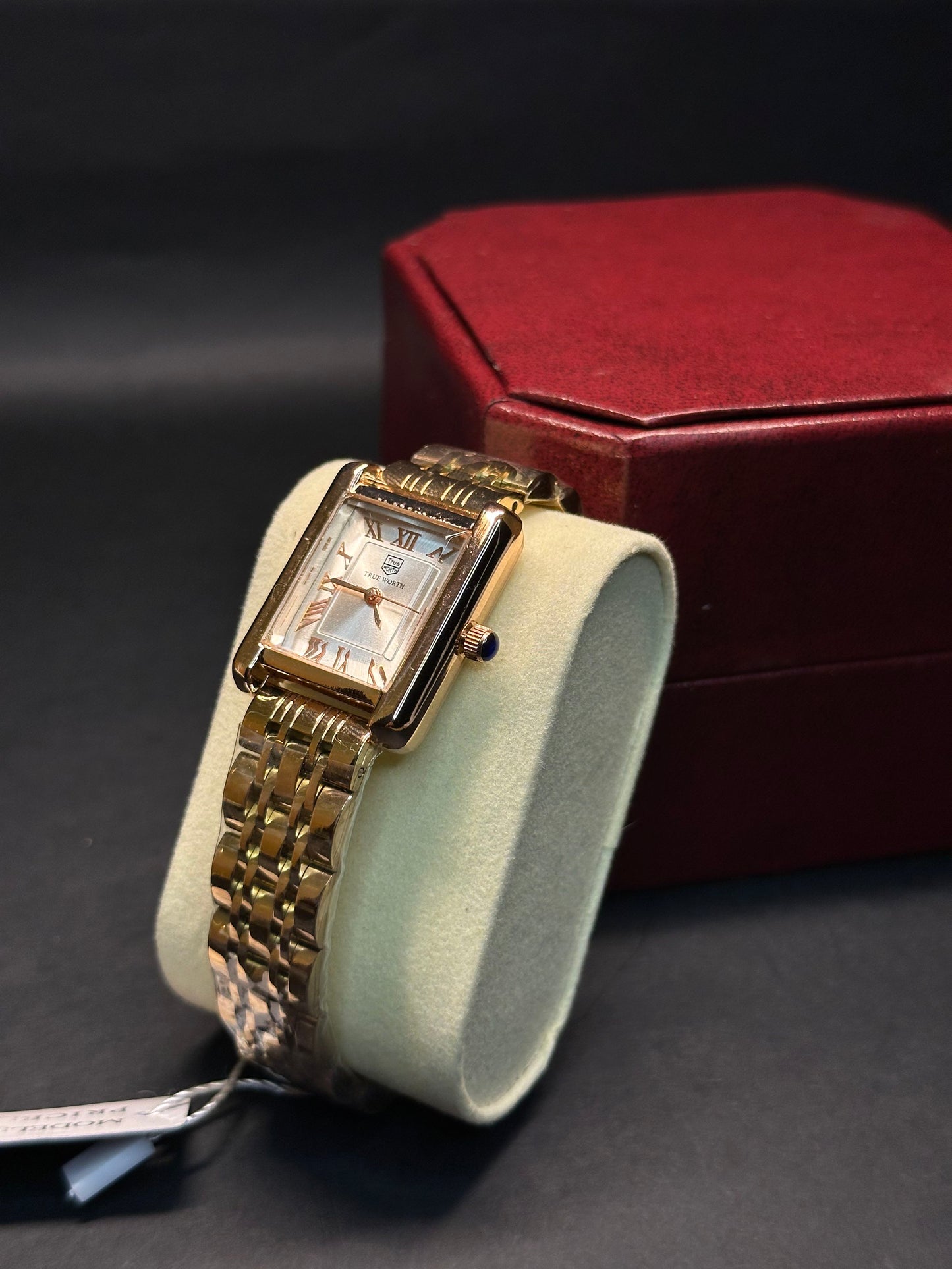 True Worth Women’s Rectangular Watch
