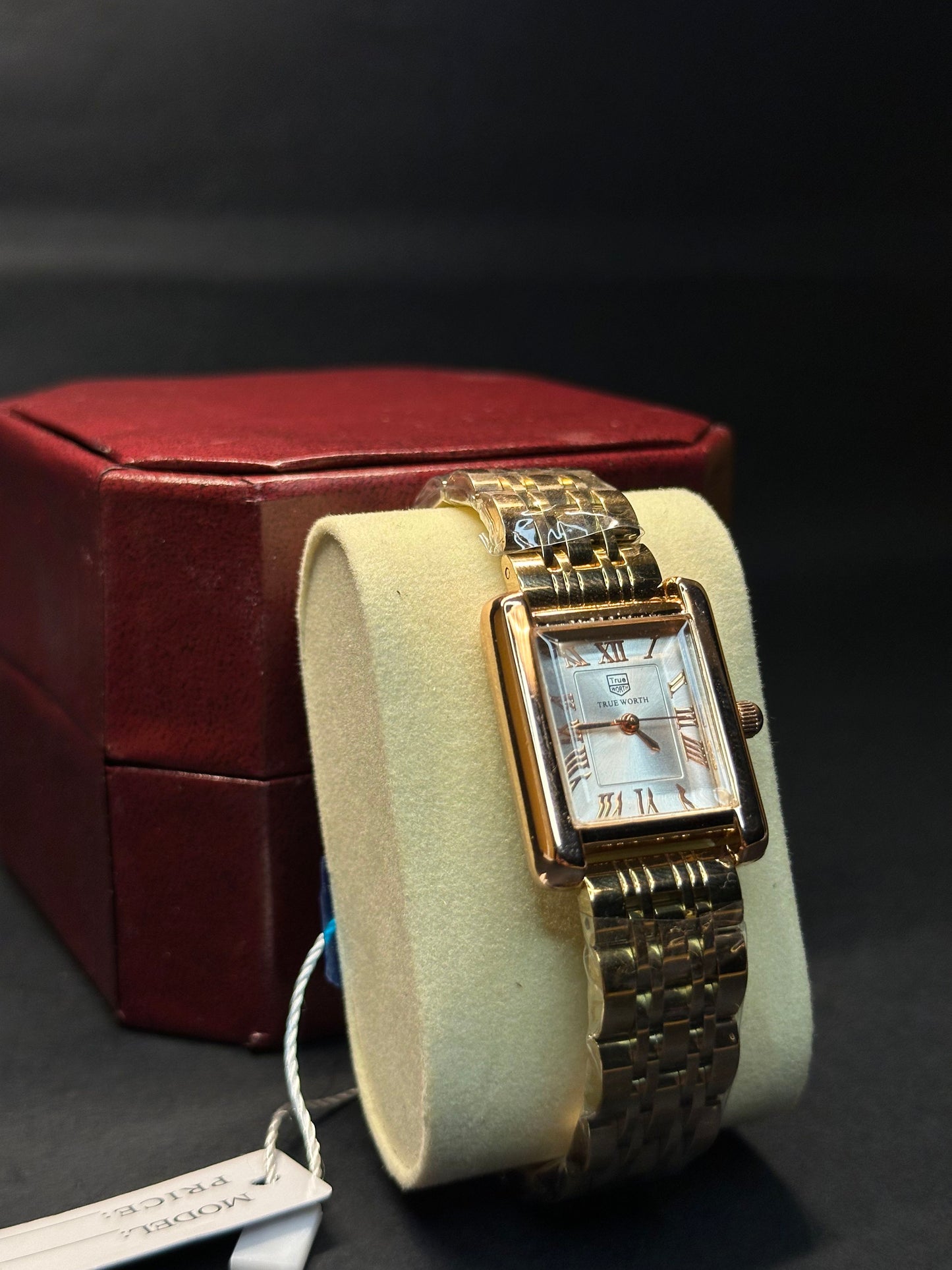 True Worth Women’s Rectangular Watch