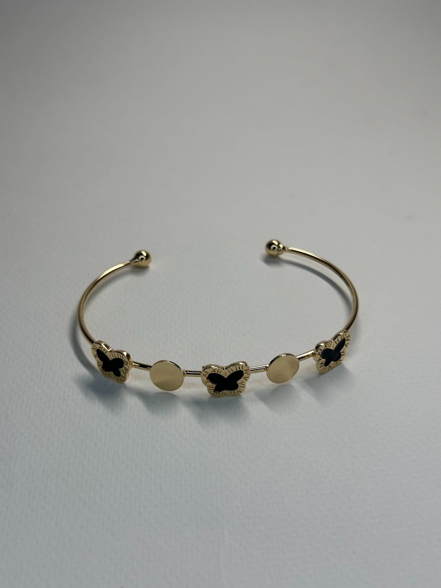 Gold Butterfly Cuff Bracelet Zyro