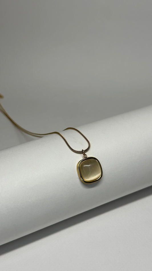 Luminous Goldstone Pendant