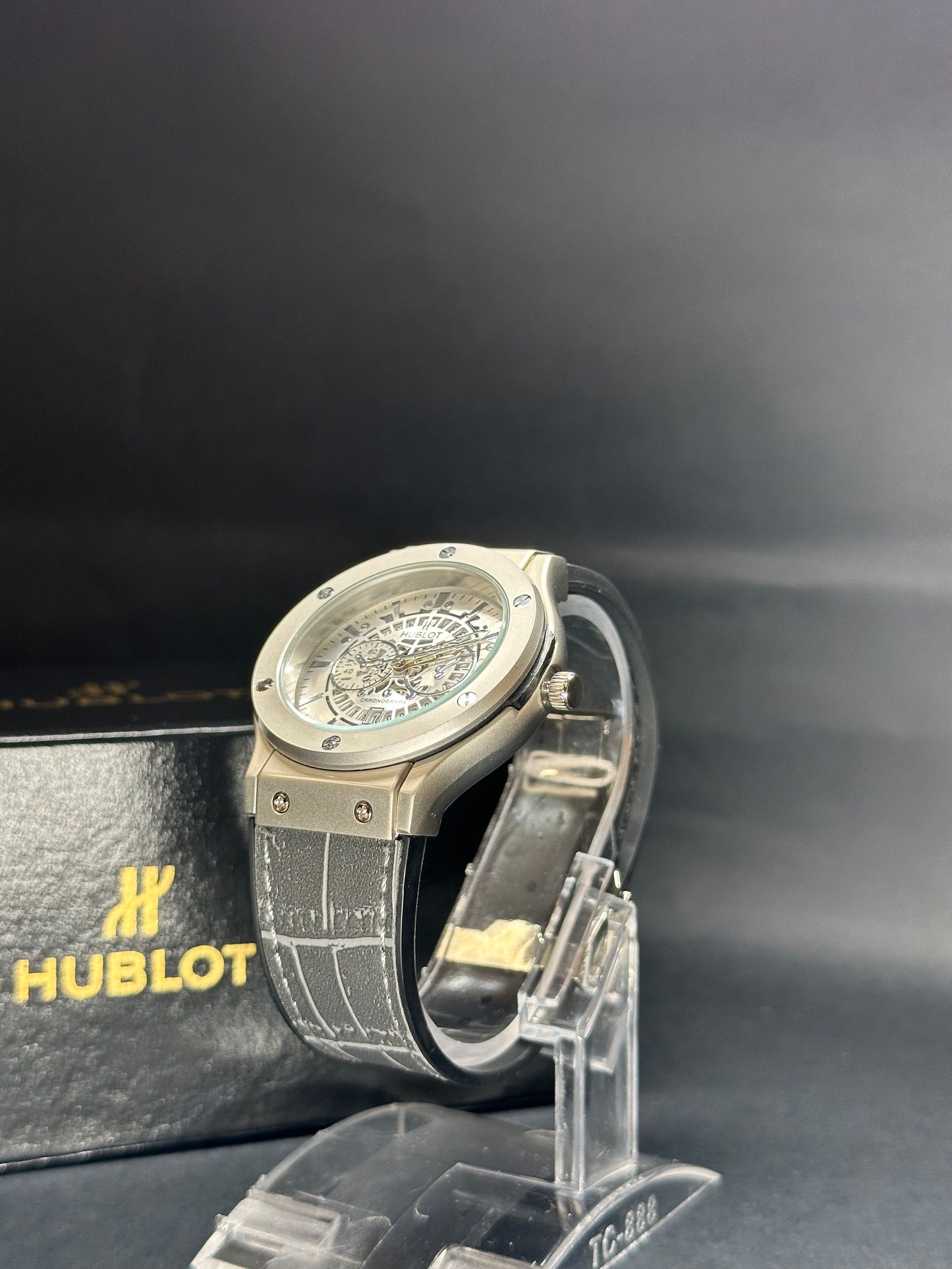 Hublot Skeleton with Leather Straps