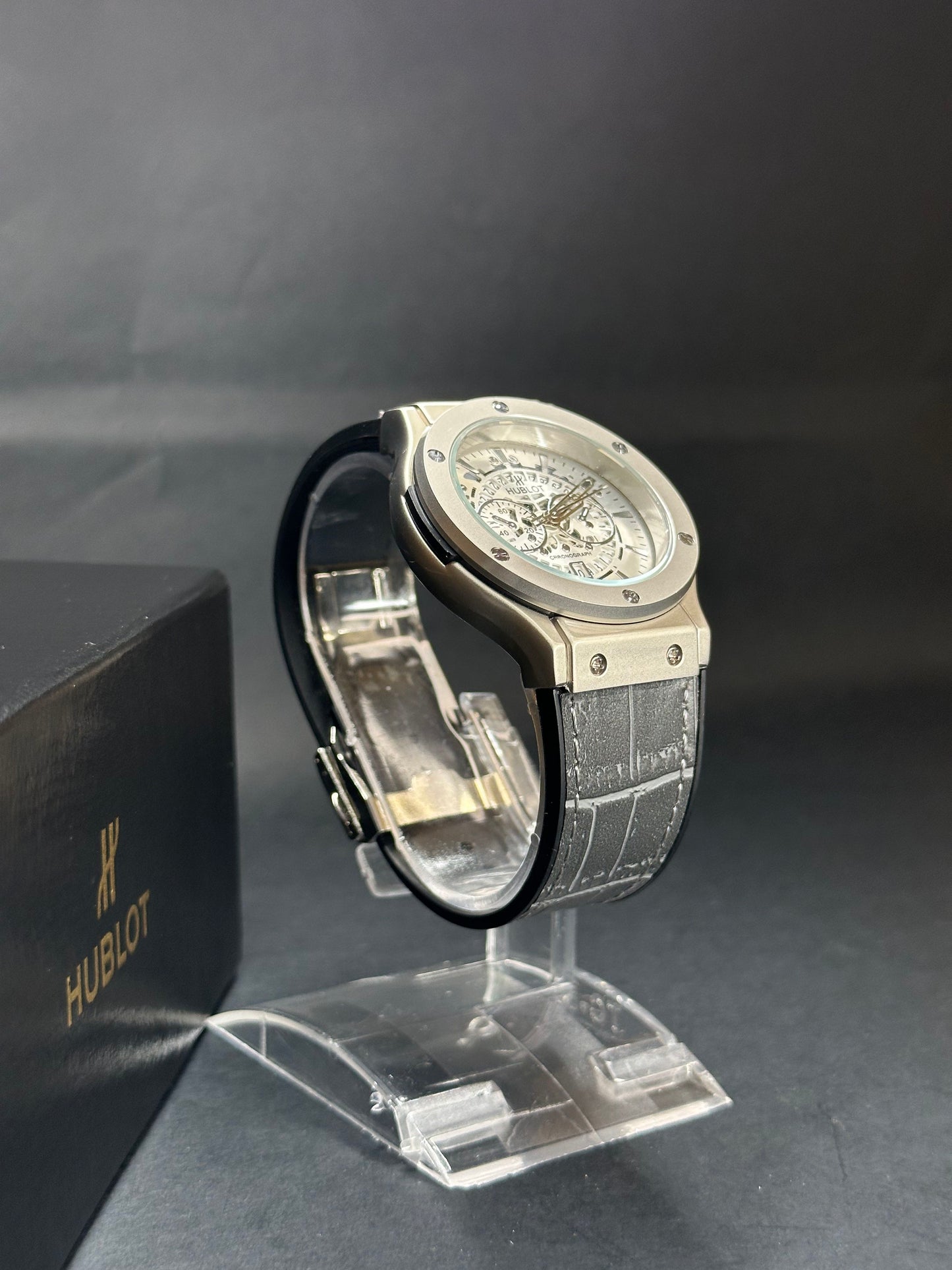 Hublot Skeleton with Leather Straps