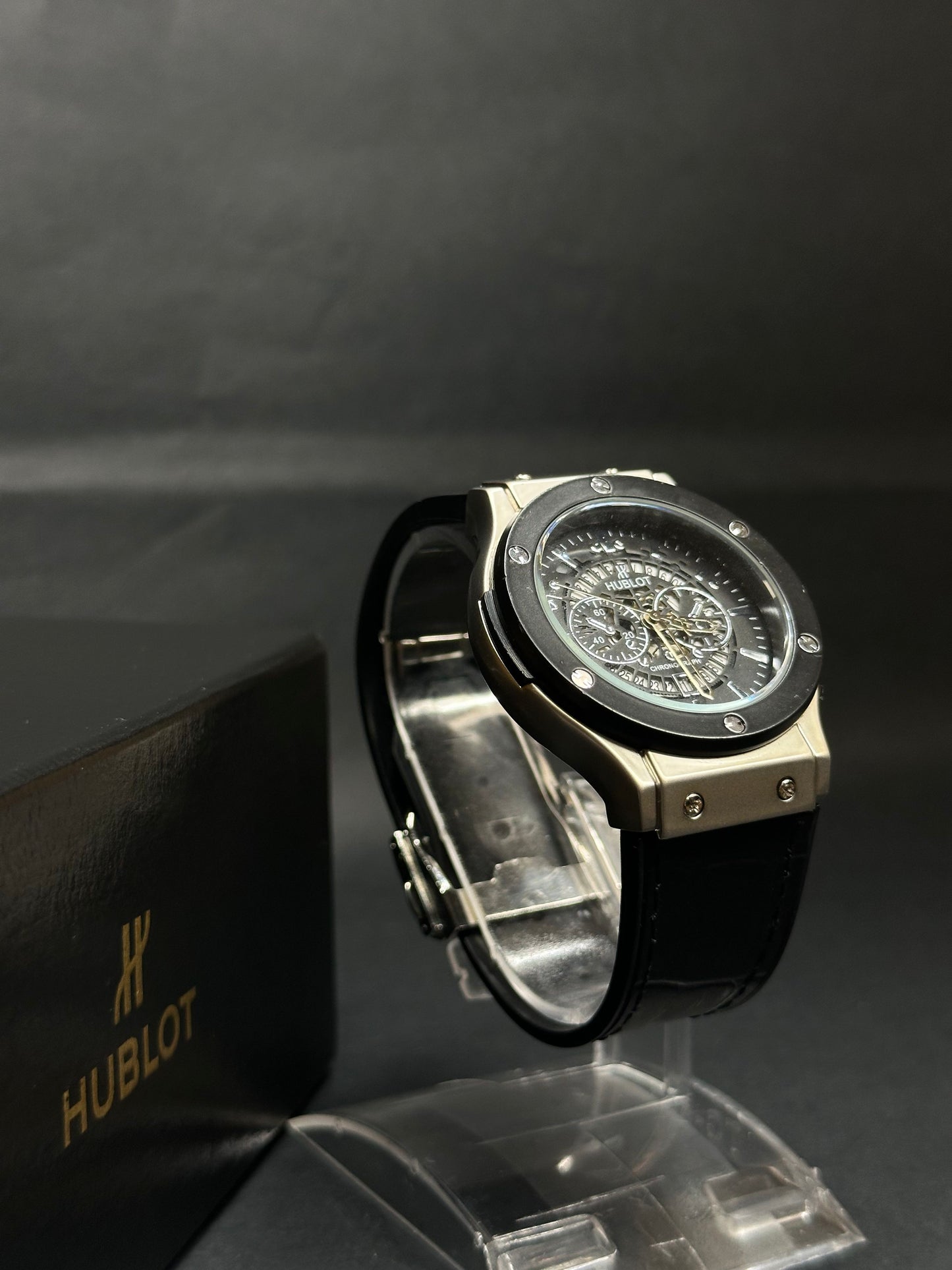 Hublot Skeleton with Leather Straps