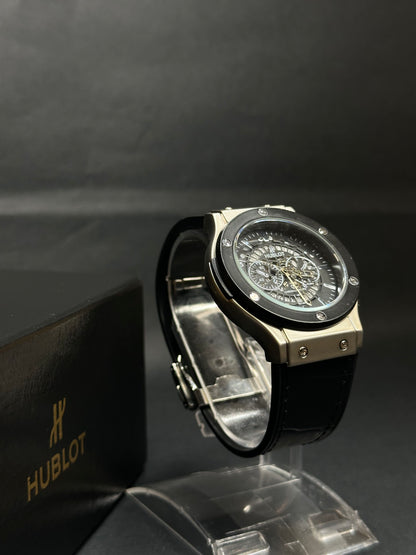 Hublot Skeleton with Leather Straps