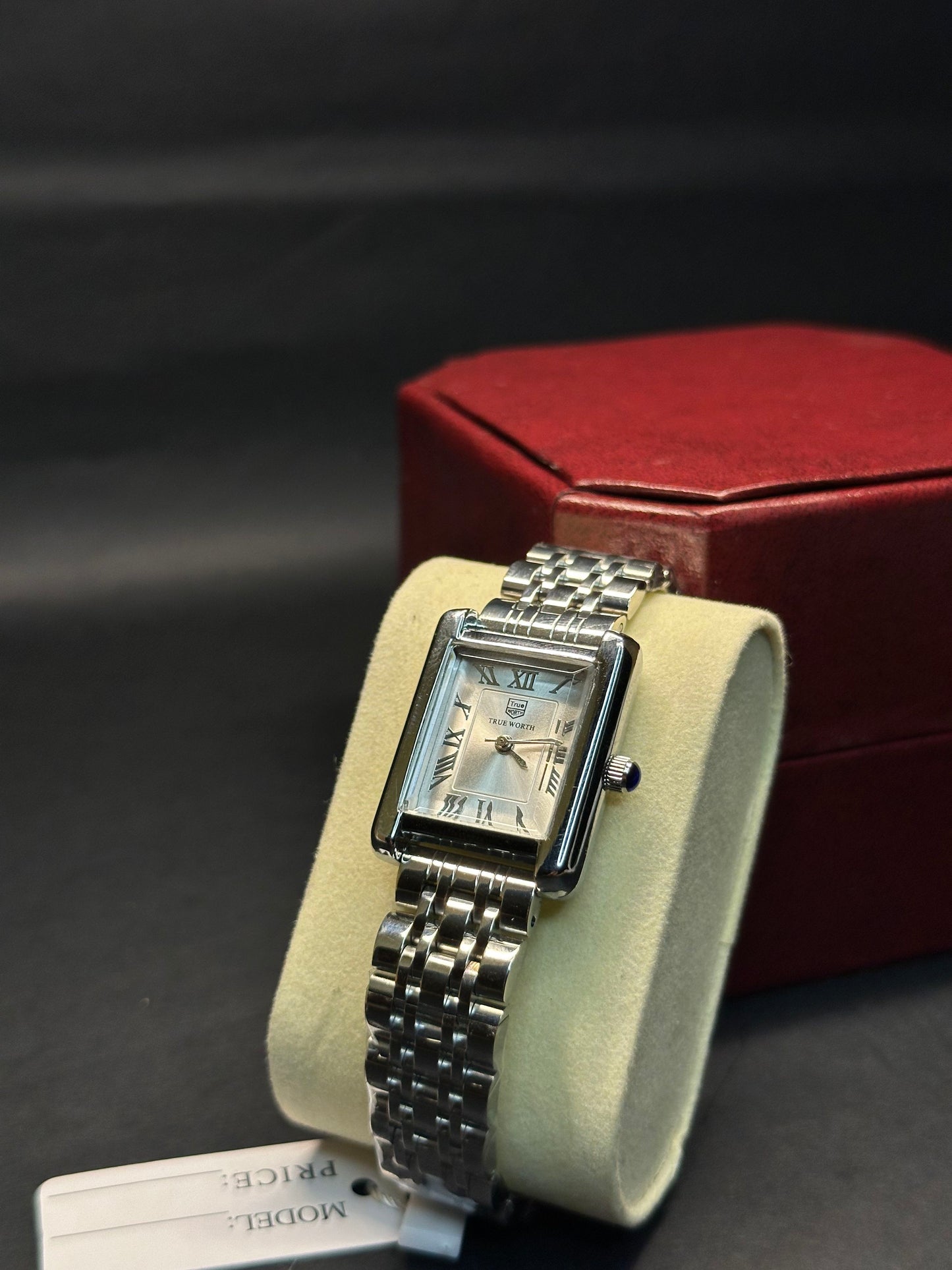 True Worth Women’s Rectangular Watch