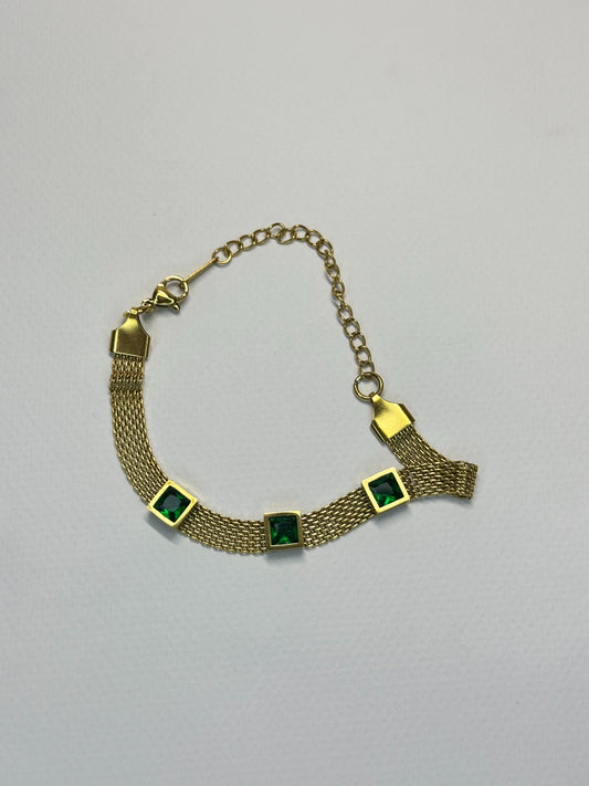 Elegant Gold Mesh Bracelet Zyro