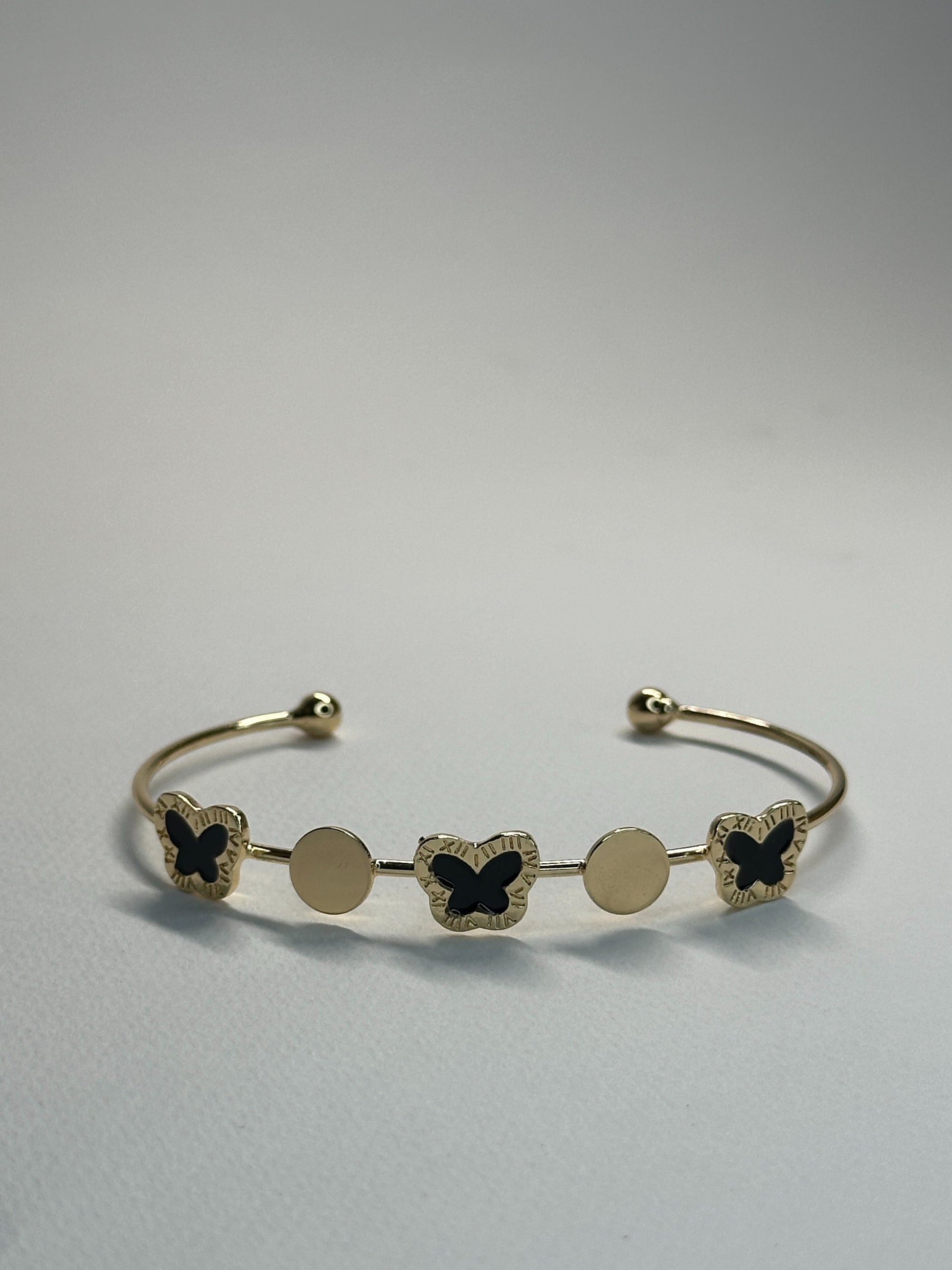 Gold Butterfly Cuff Bracelet Zyro