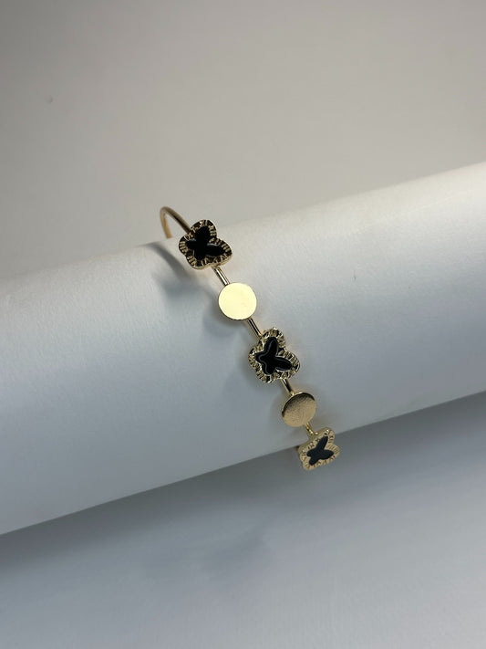 Gold Butterfly Cuff Bracelet Zyro