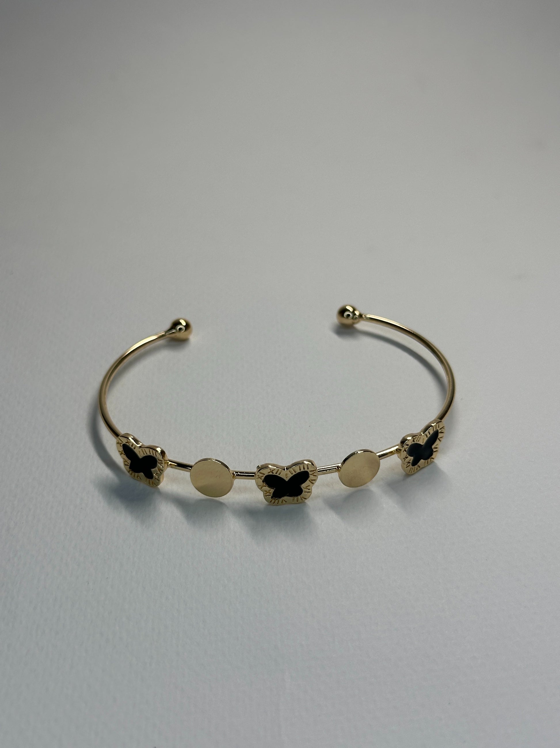 Gold Butterfly Cuff Bracelet Zyro