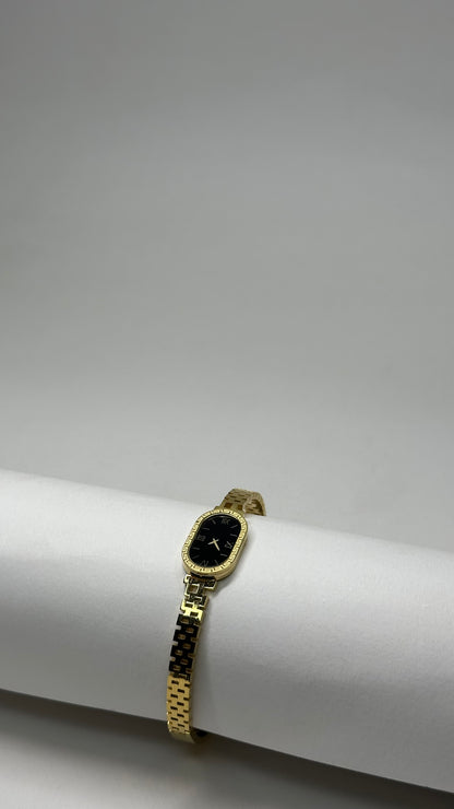 Velour Luxe – Ladies Bangle with Timepiece